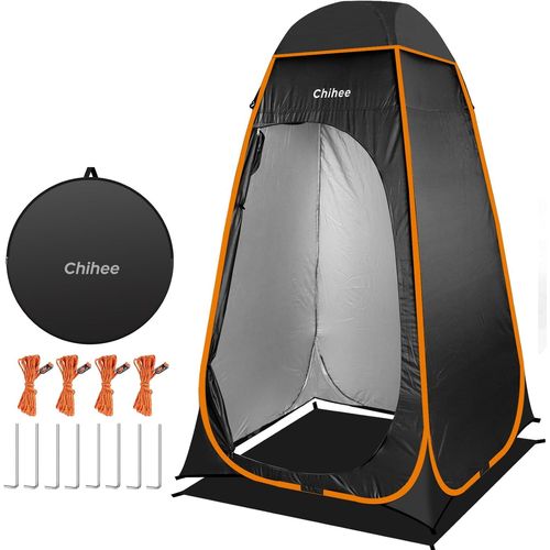 Letnerny-Tentes Instantanées Pop-Up Tente De Salle De Bain Pour Le Camping Tente D'abri Privé Tente À Langer Portable 1 Room Instant Camp Toilet Stall Tente De Douche Salle D'habillage