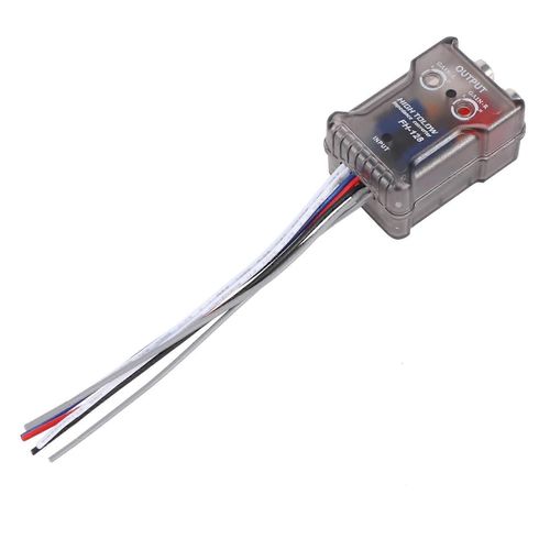 Adaptateur De Signal De Haut-Parleur De Haut Niveau Vers Adaptateur De Bas Niveau Audio Audio De Haut-Parleur D'auto De Haut-Parleur À Faible Caisson De Basses
