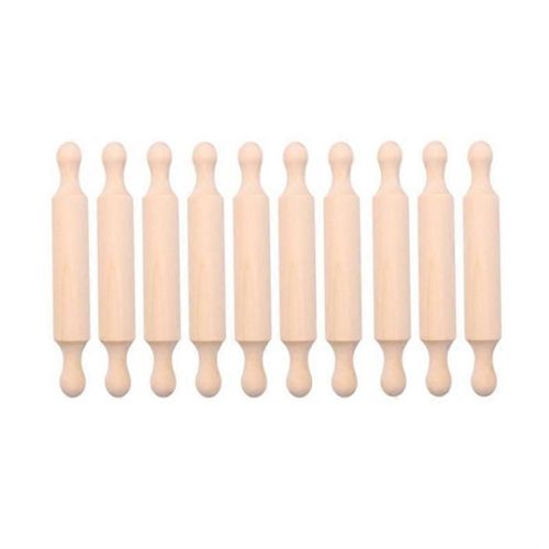 7in En Bois Mini Rouleau À Pâtisserie Longue Cuisine Cuisson Petite Pâte 10pcs