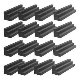 Paquet de 16 panneaux en mousse acoustique,bloc d'angle acoustique Bass Trap