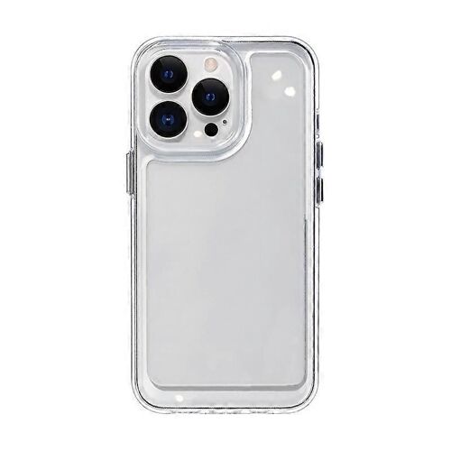 Convient Pour Apple 15promax High-Transparent Space Shell Boutons Galvanisés Iphone14 Coque Dure Acrylique Iphone14pro