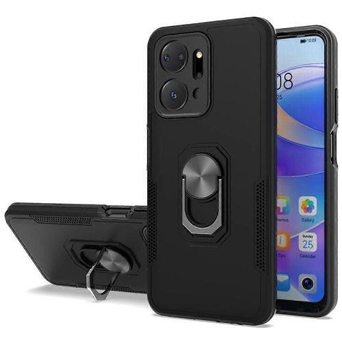 Convient Pour Moto G04/G24 4g Coque De Téléphone Portable Deux En Un Support De Voiture Magnétique Transparent Coque De Téléphone Portable Moto G Play 4g 2024 Noir
