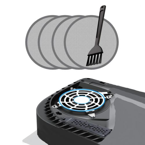 Chenquansarl-Filtre Anti-Poussière Pour Ventilateur Ps5 Avec 4 Cache-Poussière, Pour Ps5 Pro, Ps5 Slim, Ps5 Legacy