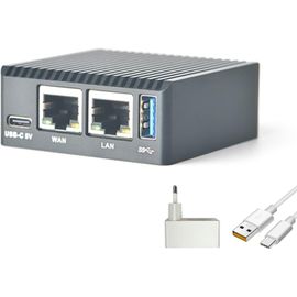 COPP-Friendlyelec Nanopi R3S Mini Router, 2Gb Lpddr4X, 0/32Gb Emmc, Rk3566 Soc, Openwrt With Dual-Gbps Ethernet, For Iot Nas Smart Home Gateway, Portable Travel (2+32G, Package With Power)