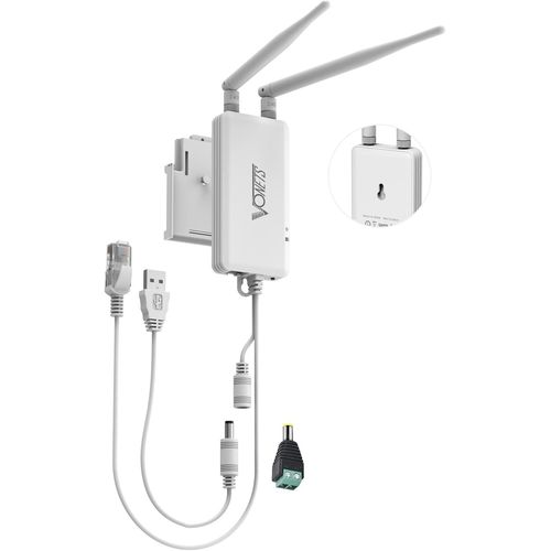 SUBZONAL-VONETS 2,4GHz WiFi Bridge Ethernet Répéteur sans Fil/Mini Routeur/Adaptateur RJ45 de Signal Hotspot, Alimentation DC/USB pour DVR, Caméra IP, PLC Industriel, AGV, PS3, Périphériques Réseau V