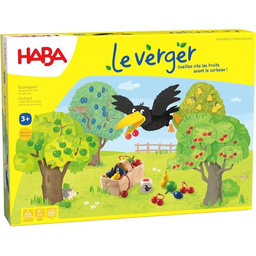 Le Verger - Jeu De Société Pour Enfant - Grand Plateau De Jeu - Jeu En Bois Educatif Et Coopératif - Développe L'imagination Et La Motricité - 1 À 8 Joueurs - 3 Ans - 3170[Z1219]