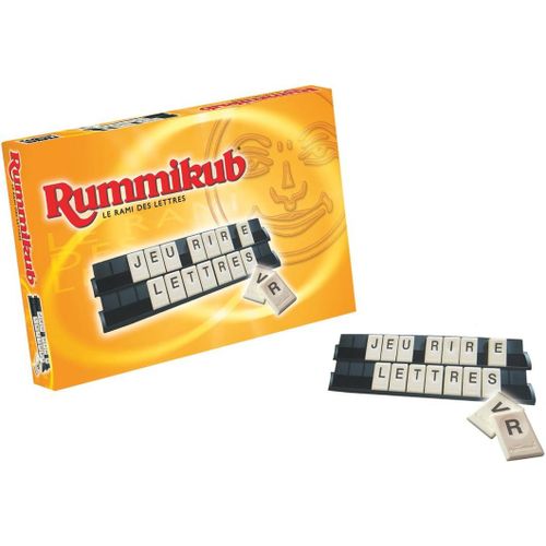 Rummikub Lettres, Jeu De Stratégie Et De Logique Pour Adultes Et Ados, Jeux De Société Pour Composer Des Mots, Dès 12 Ans Pour Améliorer Son Vocabulaire.[E649]