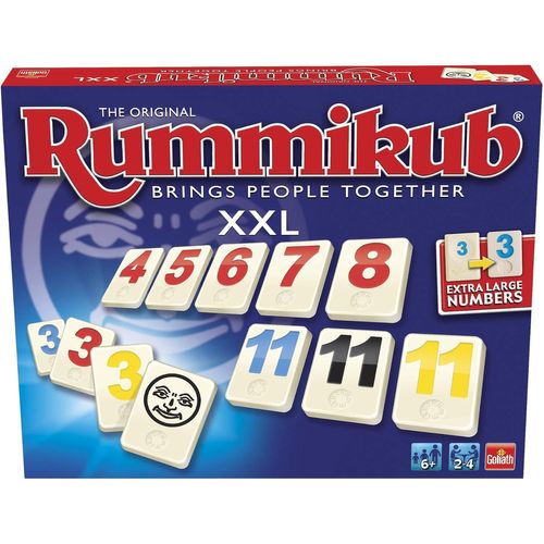 Rummikub Xxl. Con Los Números Más Grande. Más Fácil De Leer. El Famoso Juego De Estrategia Para Toda La Familia. Crea Tríos O Escaleras. Diviértete Con Este Juego Para Todas Las Edades, 9288[Z1753]