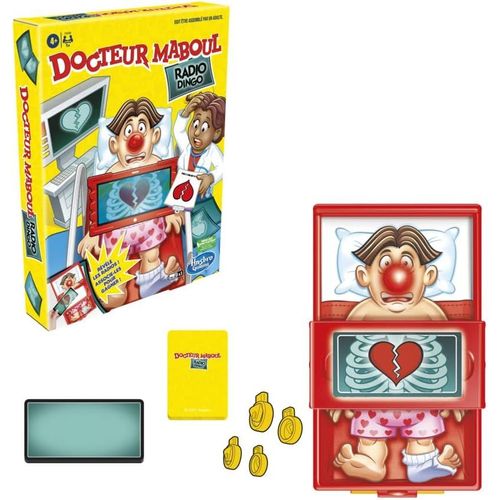 PLAY-Docteur Maboul Radio Dingo, Jeu De Plateau Pour Enfants, Dès 4 Ans Multicolore