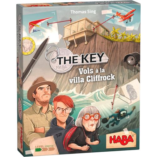 Chenquansarl-The Key ¿ Vols À La Villa Cliffrock ¿ Jeu De Société Enfant Et Famille - Jeu D'enquête Et D' - Rejouable - Niveau Facile - 8 Ans + - 305544