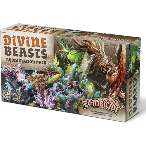 Play-Zombicide : White Death Extension : Bêtes Divines|Extension De Jeu De Société|À Partir De 14 Ans|1 À 6 Joueurs|60 Minutes De Temps De Jeu Ou Plus