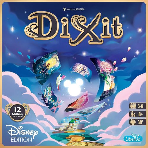 Play-Dixit : Édition Disney|Jeu De Société|8 Ans Et Plus|3-6 Joueurs|30 Minutes De Temps De Jeu-Version Anglaise