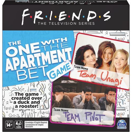Play-Games Friends Tv Show, The One With The Apartment Bet Party Game, For Adults And Teens Ages 14 And Up
