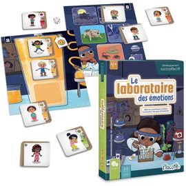 Le Laboratoire Des Émotions ¿ Jeu Éducatif ¿ Jeu D'apprentissage Pour La Reconnaissance Des Émotions ¿ Jeu De Loto Pour Les Enfants De 4 Ans À 7 Ans[Z2156]