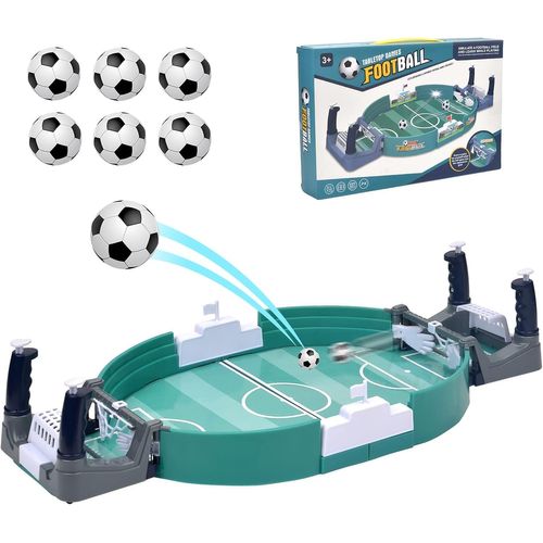 Hamiltion-Jeu De Baby Foot, Mini Babyfoot De Table, Avec 6 Balles, Jeux De Société Interactif Familiaux De Football, Jeu De Plateau De Intérieur Football De Table Cadeau De Fête Pour Enfant Adulte