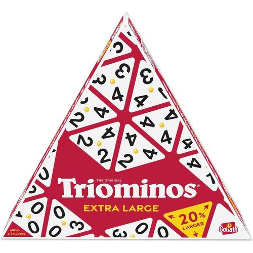 Chenquansarl-Triomino Extra Large - Jeu De Société De Stratégie - À Partir De 6 Ans - Jeux De Réflexion De 2 À 4 Joueurs - Dominos Triangulaires - À Jouer En Famille Ou Entre Amis - Pièces 20% + Gran