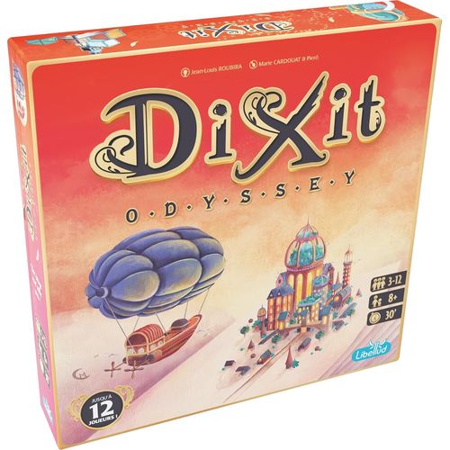 Asfasfq-Asmodee - Dixit Odyssey - Une Image Vaut Mille Mots - Jeu De Société Familial Et Pour Enfants Dès 8 Ans - Imagination Et Intuition - Jeu Dambiance Créatif - 3 À 12 Joueurs - 30 Min - Libellud