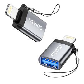 Adaptateur Lightning vers USB pour Appareil Photo,Adaptateur USB 3.0 OTG pour iPhone/i-Pad pour connecter Disque U,Souris,Clavier,Clavier MIDI,Hub,Lecteur de Cartes
