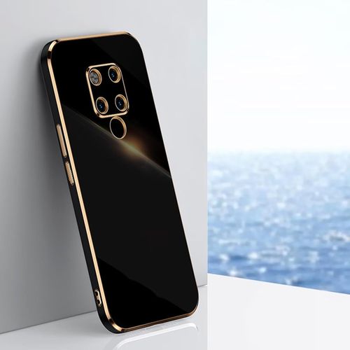 Wwp-Coque Pour Huawei Mate 20 Étui, Coque De Téléphone Portable Femme Plaqué Or Scintillant Bumper Tpu Protection Antichoc Étui Housse, Motif Léopard Mignon Étui En Silicone Case Noir