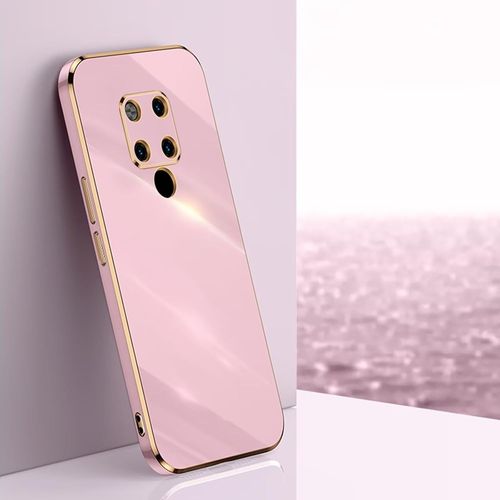 Wwp-Coque Pour Huawei Mate 20 Étui, Coque De Téléphone Portable Femme Plaqué Or Scintillant Bumper Tpu Protection Antichoc Étui Housse, Motif Léopard Mignon Étui En Silicone Case Violet