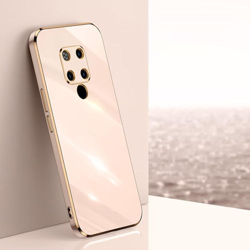 Wwp-Coque Pour Huawei Mate 20 Étui, Coque De Téléphone Portable Femme Plaqué Or Scintillant Bumper Tpu Protection Antichoc Étui Housse, Motif Léopard Mignon Étui En Silicone Case Rose