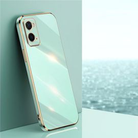 Wwp-Coque Pour Oppo A96 4g Étui, Coque De Téléphone Portable Femme Plaqué Or Scintillant Bumper Tpu Protection Antichoc Étui Housse, Motif Léopard Mignon Étui En Silicone Case Vert