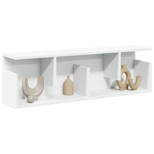 Vidaxl Armoire Murale 100x20x30 Cm Blanc Bois D'ingénierie