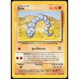 Pokémon Onix 56/102 De Set Base Comune 1999