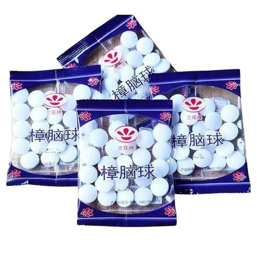 8 Paquets Boules de Naphtaline Anti-mites Blanches Vêtements Et Placard Purification de l'air