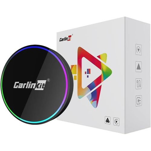 Carlinkit Hd2cp Pro Adaptateur Carplay Sans Fil ¿ Mise À Niveau Filaire Vers Dongle Automatique Sans Fil Carplay Et Android, Convertisseur De Voiture 3 En 1, Compatible Avec Apple Iphone Ios 10+ Et
