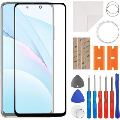 Kal-Kit De Réparation D'écran En Verre Avant Compatible Avec Xiaomi Mi 10t Lite Avec Kit D'outils