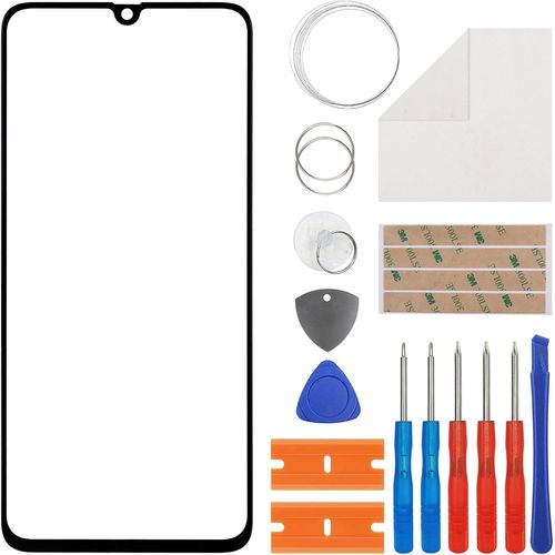 Kal-Écran En Verre De Réparation Compatible Avec Samsung Galaxy A70 Sm-A705fn/Ds 6,7"" + Outils (Pas D'écran Ni Numériseur Tactile)