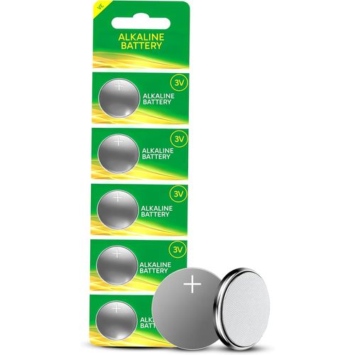 Lot De 5 Piles Bouton Au Lithium Cr2032 3 V Ecr2032/Dl2032 220 Mah Pour Télécommandes, Porte-Clés, Clés De Voiture, Montres, Balances[Z923]