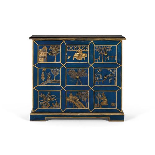 Commode 9 Tiroirs Fabriquée À La Main En Bois De Manguier Et Mdf