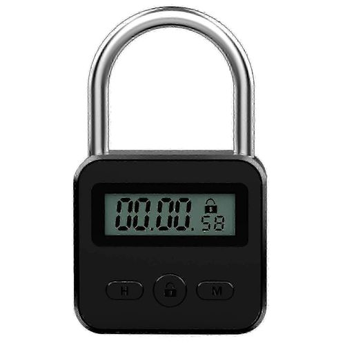 Cadenas à minuterie en métal avec écran LCD, durée maximale de 99 heures, USB, édition limitée 0612