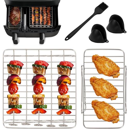 Accessoires de friteuse à air chaud pour Philips Dual Basket Airfryer 3000 série 6L/3L, support de friteuse à air, accessoires pour Philips Airfryer Dual Basket 3000