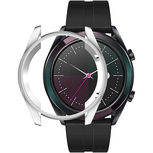 Coque De Protection Compatible Avec Huawei Watch Gt 2 46 Mm - En Tpu Souple Et Fin - Anti-Rayures - Pour Montre Intelligente Huawei Watch Gt 2 46 Mm - Argenté