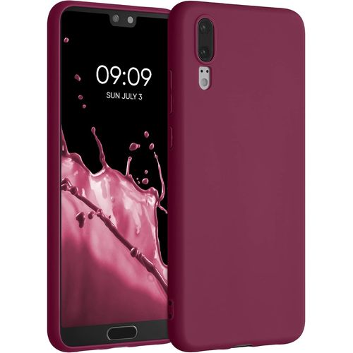 Housse Compatible Avec Huawei P20 Coque - Housse De Téléphone Protection Souple En Silicone - Bordeaux Violet[Ven8809445]