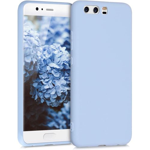 Housse Compatible Avec Huawei P10 Coque - Housse De Téléphone Protection Souple En Silicone - Bleu Clair Mat