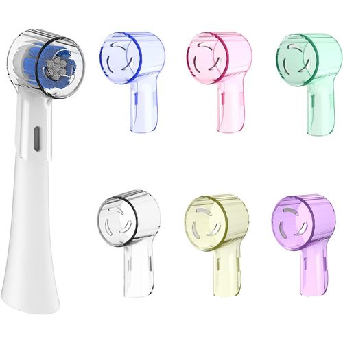 Lot De 6 Housses De Brosse À Dents Compatibles avec Les Brosses À Dents, Multicolore, Trousse De Toilette - Protège La Tête De Brosse À Dents Et Voyage Confortable