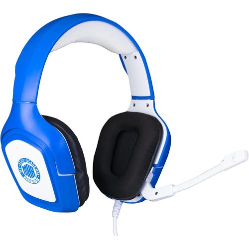 LKLJIJ-My Hero Academia Casque Gaming Filaire PS4, PS5, Switch, Xbox One et Series X|S - Microphone - Câble 1,5 m - Prise Jack 3,5 mm - Blanc et Bleu