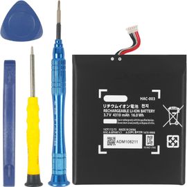 Lkljij-Hac-003 Batterie De Rechange 4310 Mah Compatible Avec Console De Jeu Nintendo Switch 2017 Hac-001 Batterie Interne Avec Tournevis Et Kit D'outils De Réparation
