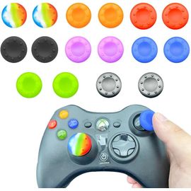 Lkljij-16 Pcs Joystick Protection Ps4 Stick, Boîte À Clés En Silicone Avec Protections Joystick Pour Manette Ps4, Ps3 - Embouts En Silicone Pour Joystick, Pour Ps5 Capuchons Grip Aim Assist Égalemen