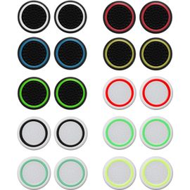 Lkljij-20 Pièces Joystick Protection Silicone,Remplacement Capuchons Joystick, Grip Joystick Protection Manette Pour Ps5 Ps4 Ps3 Contrôleur Joystick Protection Accessoires Pour Xbox One Series X/S X-