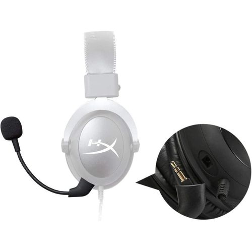 Lkljij-Microphone De Jeu De Rechange Pour Hyperx Cloud Ii, Core, X Et Pro Silver Gaming Headset Sur Ps4 Ps5 Xbox One Pc - Microphone Boom Amovible 3,5 Mm