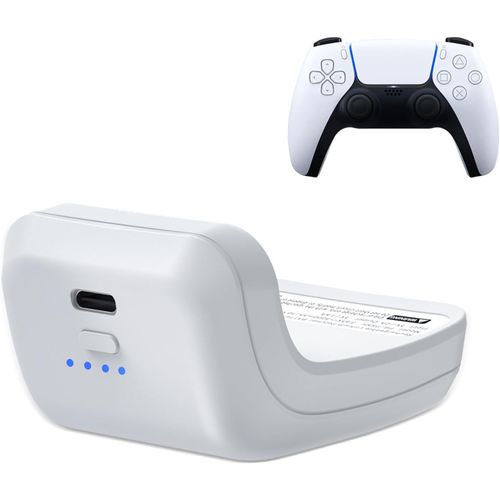 Batterie Pour Manette Ps5, Chargeur Sans Fil, Portable, 3000 Mah, Pour Dualsense, Play Pendant La Charge, Longue Durée De Vie De La Batterie, Accessoires Ps5