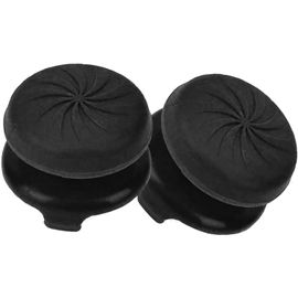 Thumbsticks Protection Joystick pour PS4 et pour PS5, 2 Pièces Noir Capuchon Joystick en Silicone pour Améliorer la Précision de Visée et de Contrôle