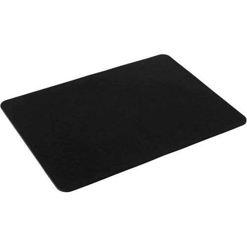 KALANKA-Tapis de Souris S 25 x 20 cm, Petit Mouse Pad, Motif Noir, Tapis de Souris en Tissu, antidérapant, Silencieux, Le Jeu vidéo, Bureau, Home Office, Lavable, Enroulable, découpé au Laser