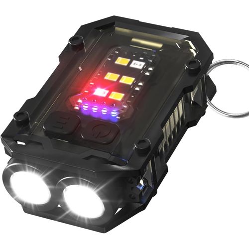 N21 Mini Lampe De Poche Led Rechargeable Ultra Puissante 900l Chargement Usb, Edc Petite Lampe Torche 8 Modes Imperméable À L'eau Flashlight Clip Pour Le Camping, La Randonnée, Urgence