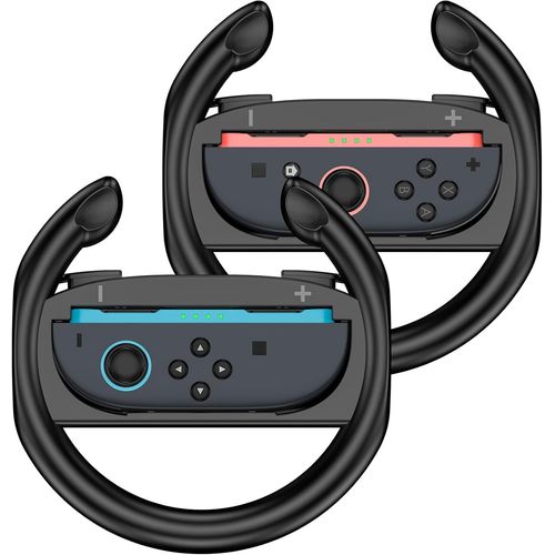 Shiba-Procase Lot De 2 Volants Compatibles Avec Nintendo Switch 2 Joycon 2025 Manettes Joy-Con Switch 2, Volant Pour Jeux De Cours[2